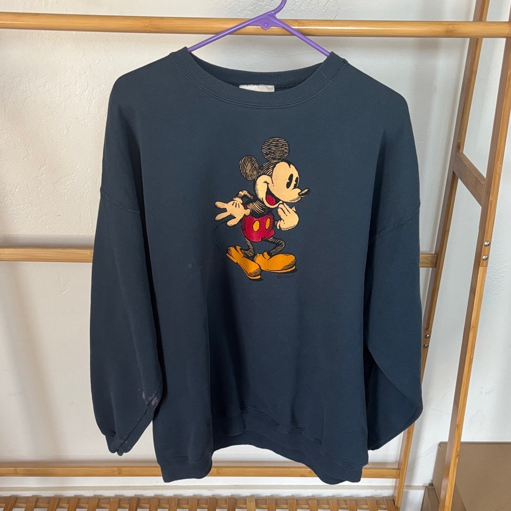 Disney Navy Blue Micky Sweatshirt